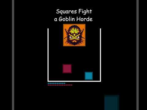 The squares go on a quest with an epic ending  #square #games #coding #battle #anime #challenge