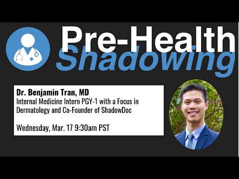 70 - Dr. Benjamin Tran, MD | Pre-Health Shadowing