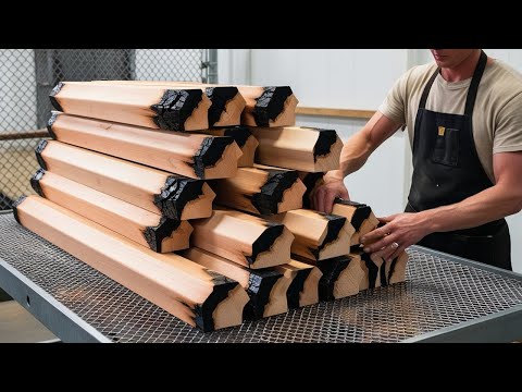 Amazing Woodworking Creations // Uniquely Curved Shaped Wood Pieces to Create Standout Table Feature