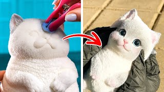 🐾 قطط لطيفة قابلة للضغط! 🐱 حرف سهلة وممتعة للجميع 🎨💖