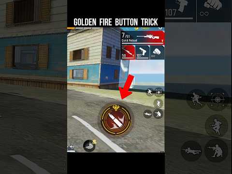 Golden Fire Button Trick 🔥 Free Fire Mastery Firing Button - How To Get? #srikantaff