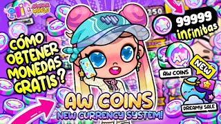 TUTORIAL | Cómo usar el Nuevo Sistema de MONEDAS de Avatar World | Cómo conseguir monedas GRATIS 🪙