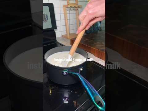 🤯 how to make Greek yogurt at home 🍨 #homemadeyogurt #greekyogurt #yogurtrecipe #shorts