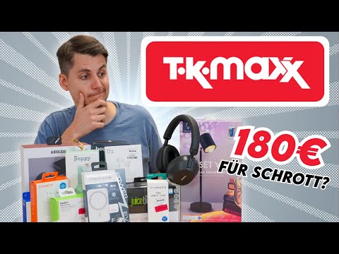 Wir haben für 180€ Technik bei TK Maxx gekauft, damit IHR es nicht müsst.