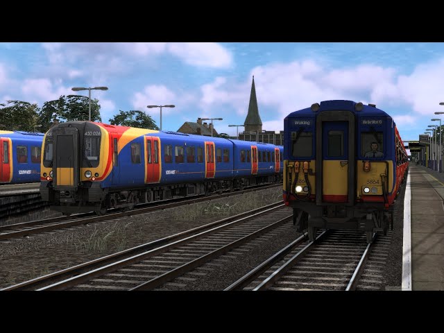 Train Simulator 2021 - AP Class 455 (EP Vol 2) - Portsmouth to London Waterloo