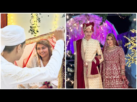 The new journey begins here 🥺❤️/ nikkah and reception  /  danish ne diye muu dikhai mai surprise🙈
