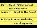 Congruent Rectangles and Their Properties