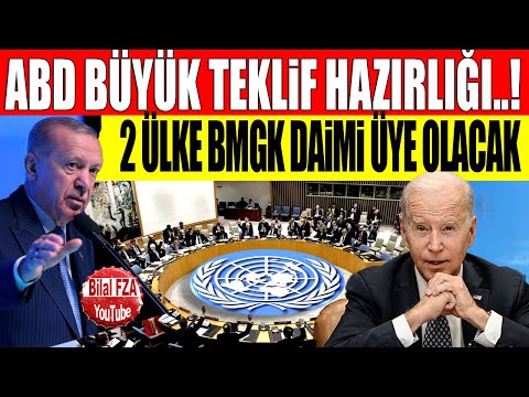 coniler sıkıştı..Türkiye BM Güvenlik Konseyi daimi üyesi mi oluyor?