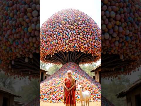 magical kinder joy tree and poor dadi