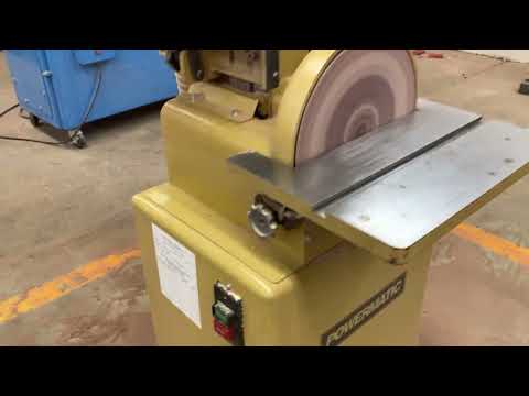 Lot of 2:  Powermatic BD31A 6" x 48" Belt and 12" Disc Sanders