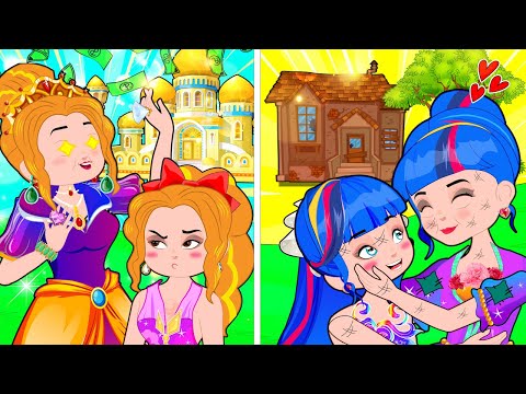 Your Mom vs My Mom - Baby Princess Say Goodbye! Very Sad Story - Poor Princess Life