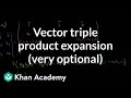 Understanding the Triple Product Expansion