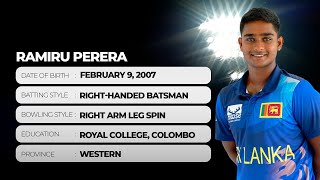 Get to Know | Ramiru Perera