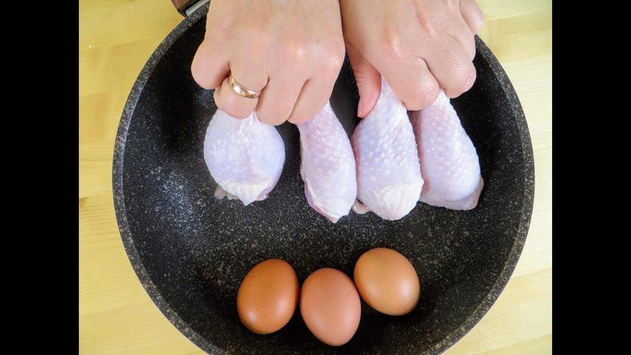 Маринуем курицу в яйцах - а вкусно то как