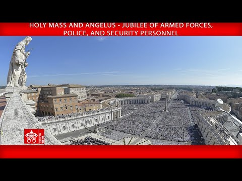 Feb 9, 2025, Holy Mass | Jubilee of Armed Forces, Police and Security Personnel | Pope Francis