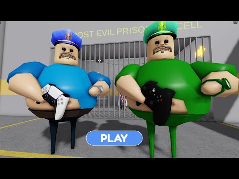 PLAYSTATION VS XBOX BARRY'S PRISON RUN! #roblox #scarryobby