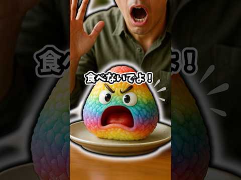 虹色のおにぎりを食べた結果。#究極の2択