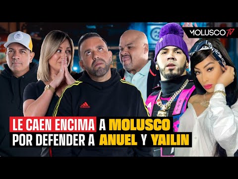 Molusco es atacado sin piedad por  apoyar el junte de Anuel y Yailin la mas viral