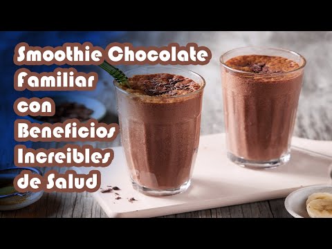 Smoothie Familiar Apto para Todos, con Beneficios Cardiovasculares, Cerebrales y Anti Edad