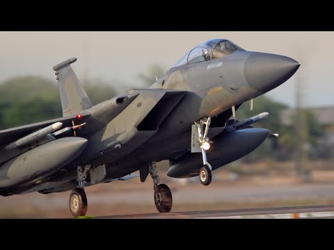 F-15 Eagles Take Off and Land at Natal Air Base, Brazil