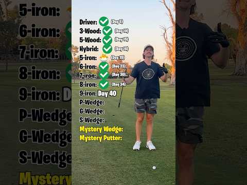Can I Make a Par With ONLY My 9 iron?? (Day 40)