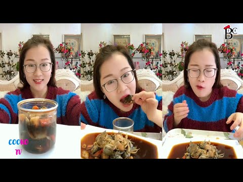 【Mukbang ASMR Seafood】She is very greedy to eat seafood lobster, octopus, crab 。37