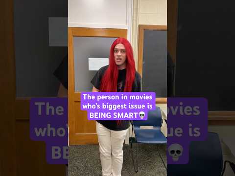 There’s no bigger issue for her than being too smart 😔😍 #highschool #skit #funny #comedy #movie