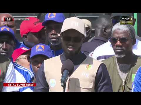 Discours du président Bassirou Diomaye Faye à...