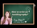 Writing an Autobiography Concepts