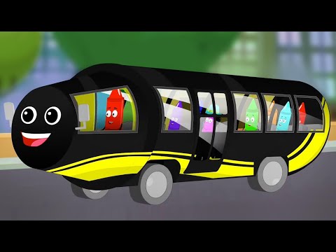 Wheels On The Bus Go Round And Round + More Kids Songs & Nursery Rhymes