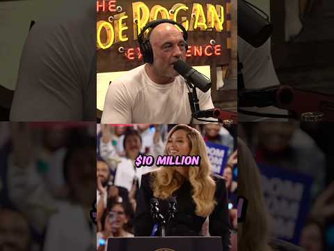 Rogan : Beyoncé took 10 million dollars for 3 minutes and Harris campaign is in debt