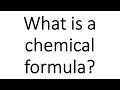 Understanding Chemical Formulas and Structures
