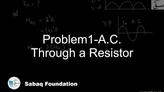 Problem1-A.C. Through a Resistor