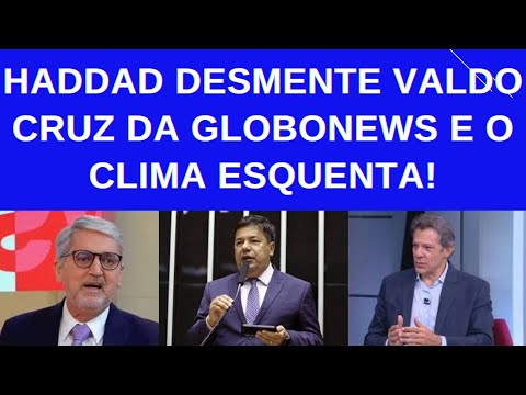 RAPAZ! HADDAD DESMENTE JORNALISTA DA GLOBONEWS NA LATA E DE QUEBRAR UM MENTIROSO DO CENTRÃO!!