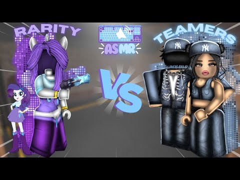 Rarity DESTROYS Teamers /w keyboard asmr (Murder Mystery 2)