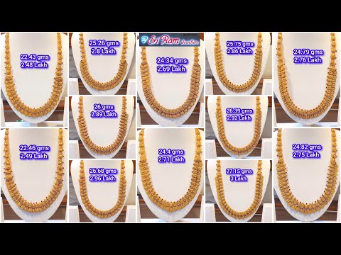 Varalakshmi Vratham Special Lightweight Kasu Harams | @22.5 gms to 28 gms ONLY | Sri Ram Jewellers 