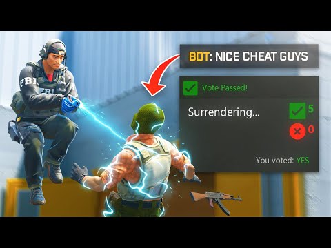 They thought I'M CHEATING, so they SURRENDERED...