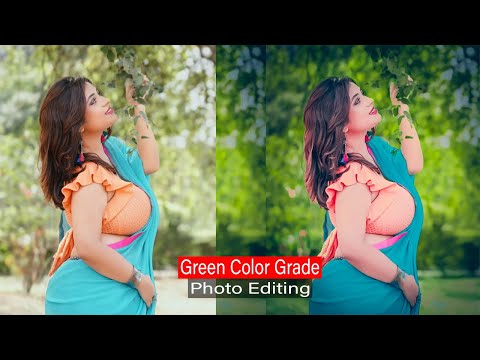 Premium Outdoor Photoshoot Preset | Photoshop Outdoor Green Color Effect Preset | Edit Zone