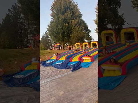 Would you want to join this end of summer party next time?!? #diy #slipandslide