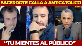 SACERDOTE CATÓLICO destruye a APOLOGISTA PROTESTANTE: "Le MIENTES a la gente" @kurateka