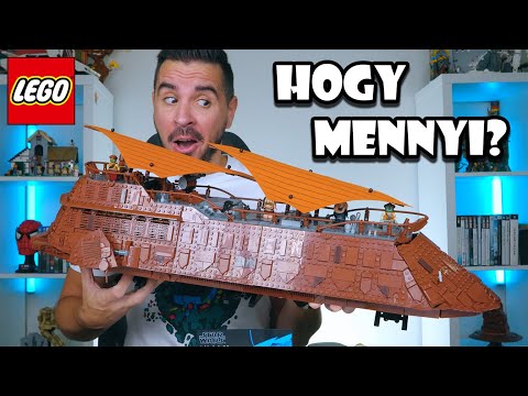 WOW...Megér ez 205.000 Ft-ot?  || LEGO Star Wars 75397 UCS Jabba vitorlás bárkája