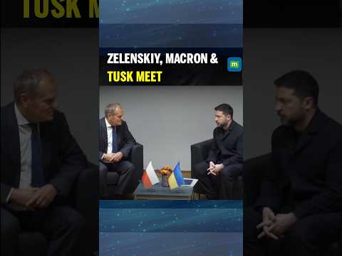 Zelenskiy Holds Talks With Macron, Tusk in Brussels Amid Russian War