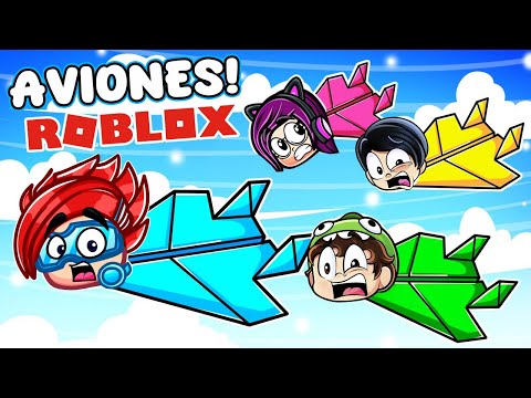 LUKY SE CONVIERTE en UN AVION DE PAPEL en ROBLOX | Luky