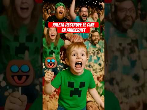 Paleta destruye el cine en Minecraft 🤣