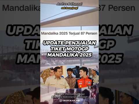 MotoGP Mandalika Sepi Penonton?? Kini 87% tiket sudah terjual! #shorts #motogp