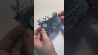 DIY bracelet🤘#diy #bracelet #ideas #denim