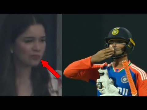 Sara Tendulkar started blushing when Abhishek Sharma did this for her after T20 Century in IndvsEng