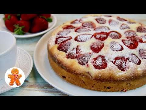 Итальянский клубничный пирог
