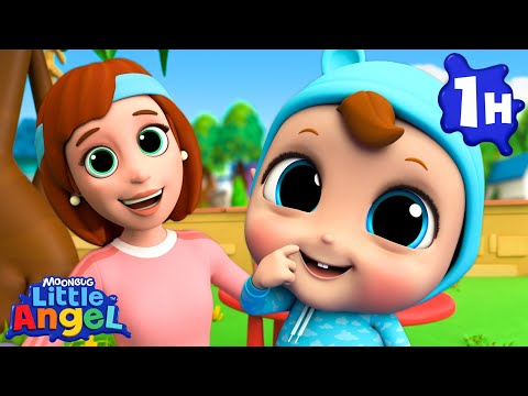 Let's Get Moving - Heads Shoulders Knees And Toes! | Little Angel - Healthy Habits for kids