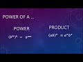 Exponents and Powers Concepts
